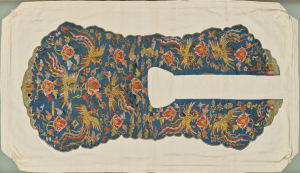 Image of "Collar Decoration for Women's Court Dress with Peonies and Phoenixes"