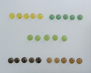 Image of "Ritual Objects Used to Consecrate the Site of Kōfukuji Temple, Glass Beads"