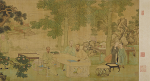 Image of "성남에서 열린 문인 모임 두루마리 그림"