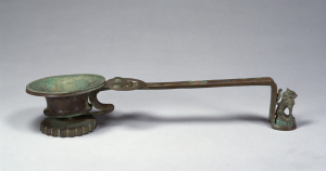 Image of "Incense Burner with Weighted Handle in the Shape of a Chinese Lion"