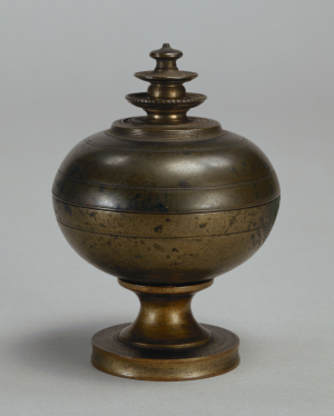 Image of "Covered Bowl with a Stupa-Shaped Knob"