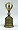 Image of "Bell with five-pronged handle and eight sanskrit characters."