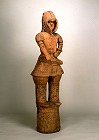 Image of "Warrior in keiko type armor(terra-cotta tomb figurine)."