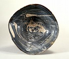 Image of "Bowl, nezumi-shino type, Mino Ware."
