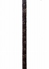 Image of "Iron sword with inscriptions in silver inlay."