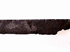 Image of "Iron sword with inscriptions in silver inlay."