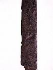 Image of "Iron sword with inscriptions in silver inlay."