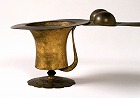 Image of "Incense burner with handle in shape of "magpie's tail"."