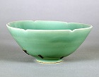 Image of "Celadon glazed tea bowl, known as "Bakohan"."