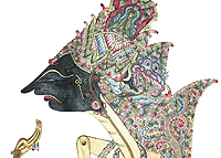 Image of "Wayang Shadow Puppets, Kresna, 20th century (Gift of Mr.Danarto)"