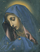 Image of "Madonna of the Thumb Italy, Formerly kept at Shumon-gura, Nagasaki Magistrate Office, 17th century (Important Cultural Property)"