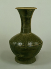 Image of "Footed Jar with Narrow Neck Sue Stoneware, From Kaniana Tomb, Toshi-cho, Toba-shi, Mie, Kofun (Asuka) period, 7th century (Important Cultural Property, Gift of Mr. Kawahara Matsuzo)"