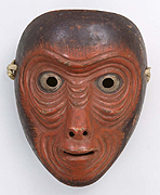 Image of "Kyogen Mask, Saru (monkey) type, Azuchi-Momoyama period, 16th century"