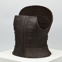 Image of "Short Cuirass, Banded style with horizontal iron bands joined with leather, From Eta-Funayama Tumulus, Nagomi-cho, Tamana-gun, Kumamoto, Kofun period, 5th - 6th century, (National Treasure)"