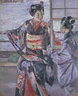 Image of "Maiko Girl, By Kuroda Seiki, 1893 (Important Cultural Property) "