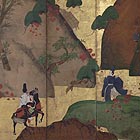 Image of "Ivy-bound Lane(detail), By Fukae Roshu, Edo period, 18th century  (Important Cultural Property)"