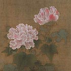 Image of "Red and White Hibiscuses, By Li Di, Southern Song dynasty, dated 1197, China (National Treasure)"