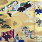 Image of "Scenes from the Tale of Genji, Kocho ("Butterflies") Chapter (detail), By Kano Seisen'in Osanobu, Edo period, 19th century"