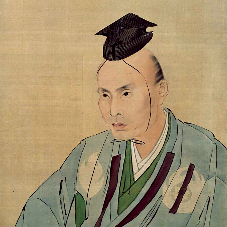 Image of "Portrait of Takami Senseki (detail), By Watanabe Kazan, Edo period (National Treasure)"