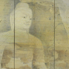 Image of "Stone Buddha of Datong (detail), By Maeda Seison, 1938"