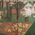 Image of "Cherry and yamabuki plants (detail), Attributed to Tawaraya Sotatsu, Edo period, 17th century (Gift of Mr. Tazawa Fusataro)"