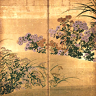 Image of "Autumn Grasses (detail), By Tawaraya Sosetsu, Edo period, 17th century (Important Cultural Property)"