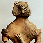 Image of "Dogu Clay Figurine, From Kamikurokoma, Misaka-cho, Fuefuki-shi, Yamanashi, Jomon period, 3000 - 2000 BC (Gift of Mr. Miyamoto Naokichi)"