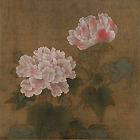 Image of "Red and White Hibiscuses, By Li Di, Southern Song dynasty, dated 1197 (National Treasure)"