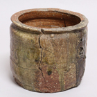Image of "Water Jar, Hitoe-guchi type; known as "Shiba no Iori", Shigaraki ware, Azuchi-Momoyama period, 16th century (Important Cultural Property, Gift of Mr. Hirota Matsushige)"