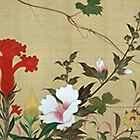 『四季花鳥図巻 下巻（部分）　酒井抱一筆　江戸時代・文化15年(1818)』の画像