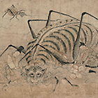 『重要文化財　土蜘蛛草紙絵巻（部分）　鎌倉時代・14世紀』の画像
