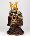 Image of "Domaru Type Armor, With lacing in kashidori style, red at shoulders, Muromachi period, 15th century (Important Cultural Property, Gift of Mr. Akita Kazusue)"