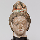 Image of "Head of Bodhisattva, China, 7th - 8th century, Otani collection"