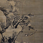 Image of "Solitary Angler on a Wintery River, By Zhu Duan, Ming dynasty, 16th century (Important Cultural Property)"