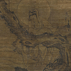 『白衣観音図（部分）　中国　元時代・14世紀　久世民榮氏寄贈（平成24年度新収品）』の画像