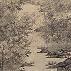 『重要美術品　四万山水図（部分）　文伯仁筆 中国　明時代・嘉靖30年(1551) 』の画像