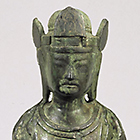 Image of "Standing Kannon Bosatsu (Avalokitesvara), Excavated at Mount Nachi Higashimuro-gun, Wakayama, Asuka period, 7th century (Gift of Mr. Kitamata Tomeshiro and others)"
