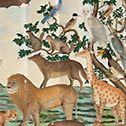『博物館列品図録 動物部 第一（部分）　田中芳男撰、最上幸吉筆　明治10年(1877)刊』の画像