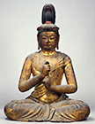 Image of "Seated Dainichi Nyorai (Mahavairocana), Heian - Kamakura period, 12th century (Important Cultural Property, Lent by Shinnyo-en, Tokyo)"