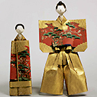 Image of "Standing Hina Dolls, Jirozaemon-type heads, Edo period, 18th century"