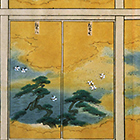 Image of "Preliminary Sliding-door Paintings for the "Pine-tree Corridor" of Edo Castle, By Kano Tan'en, Sumiyoshi Hirotsura, Edo period, dated 1845"