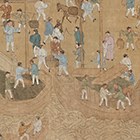 『清明上河図（部分）　伝張択端筆 中国　明時代・17世紀』の画像