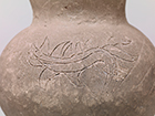 Image of "Line Drawing Carved on Long-neck Jar, From Ikegami Sone site, Izumi-shi and Izumi Otsu-shi, Osaka, Yayoi period, 1st - 3rd century (Osaka Prefectural Museum of Yayoi Culture)"