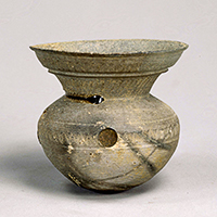 Image of "Haso（Spouted Pitcher), Sue Stoneware, From Higashikarube, Akaiwa-shi, Okayama, Kofun period, 5th - 6th century"