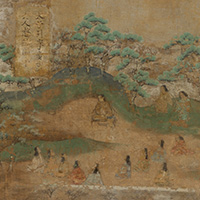 Image of "Illustrated Biography of Prince Shotoku, By Hatano Chitei, Heian period, dated 1069 (National Treasure)"
