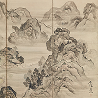 Image of "Xihu in Spring, and High Tide at Qiantang, By Ikeno Taiga, Edo period, 18th century (Important Cultural Property)"