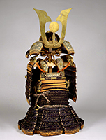 Image of "Domaru Type Armor, With lacing in kashidori style, red at shoulders, Muromachi period, 15th century (Important Cultural Property, Gift of Mr. Akita Kazusue)"