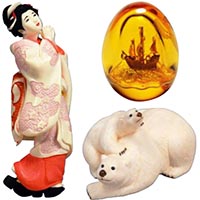 阿部賢次 「猪 」十二神将 高円宮コレクションの物と同手 現代 根付 卯年限定—皇室御用根付巨匠阿部賢次極上芯牙彫根付琥珀眼の兎