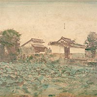 『重要文化財　旧江戸城写真帖（部分）　蜷川式胤編、横山松三郎撮影、高橋由一着色　明治4年(1871)』の画像