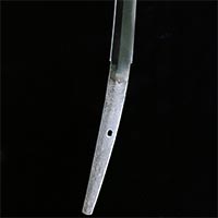 Image of "Tachi Sword, Known as “Dojigiri Yasutsuna” (detail), By Yasutsuna, Heian period, 10th-12th century (National Treasure)"